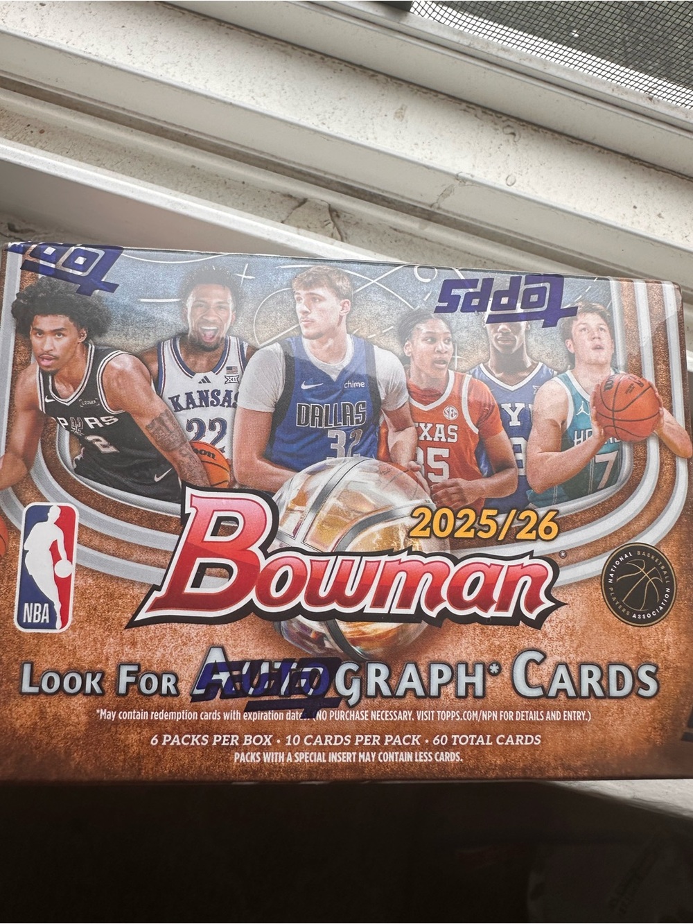 2025/26 Basketball Trading Card Box - Brown